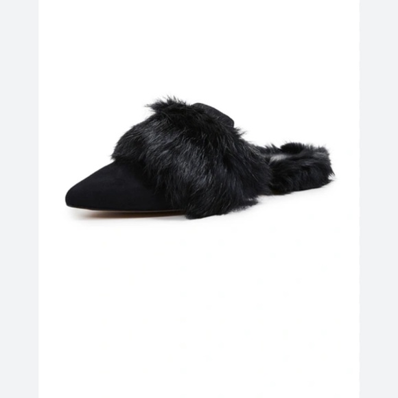 Rebecca Minkoff Rabbit Fur mules - Picture 2 of 5
